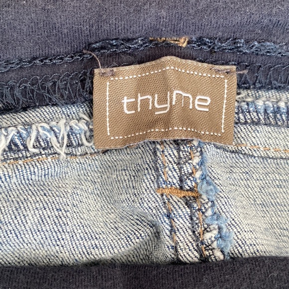 Thyme Maternity Cropped Jeans size S - Picture 9 of 15